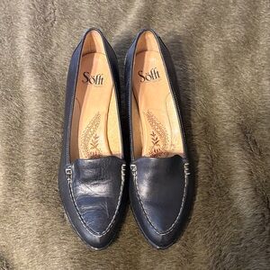 Sofft Black Leather Heels